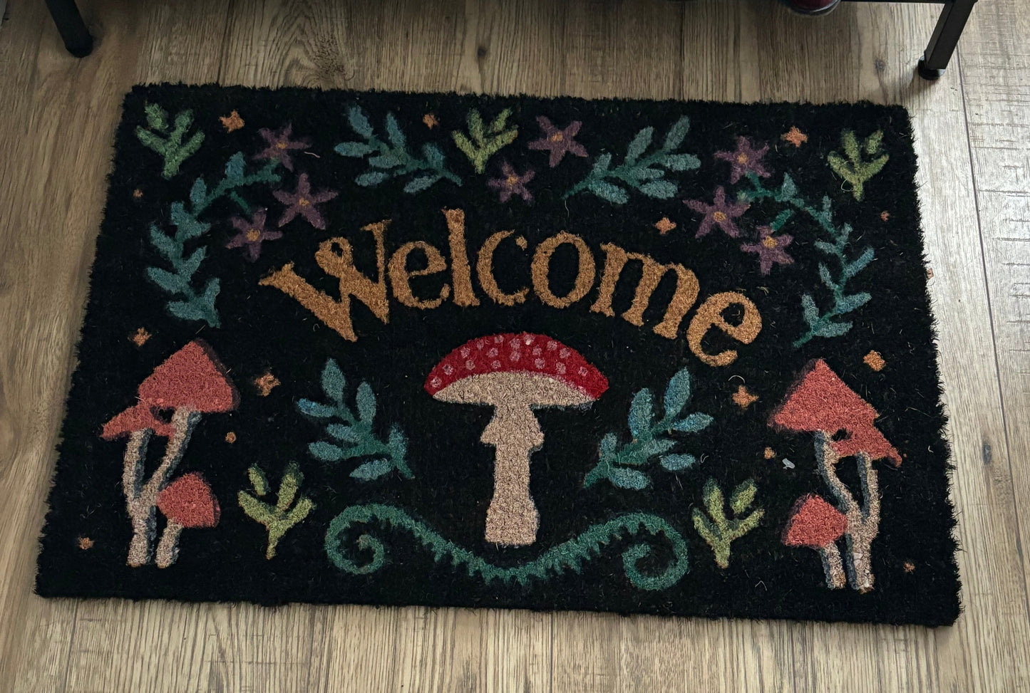 Dark Forest Welcome Coir Doormat