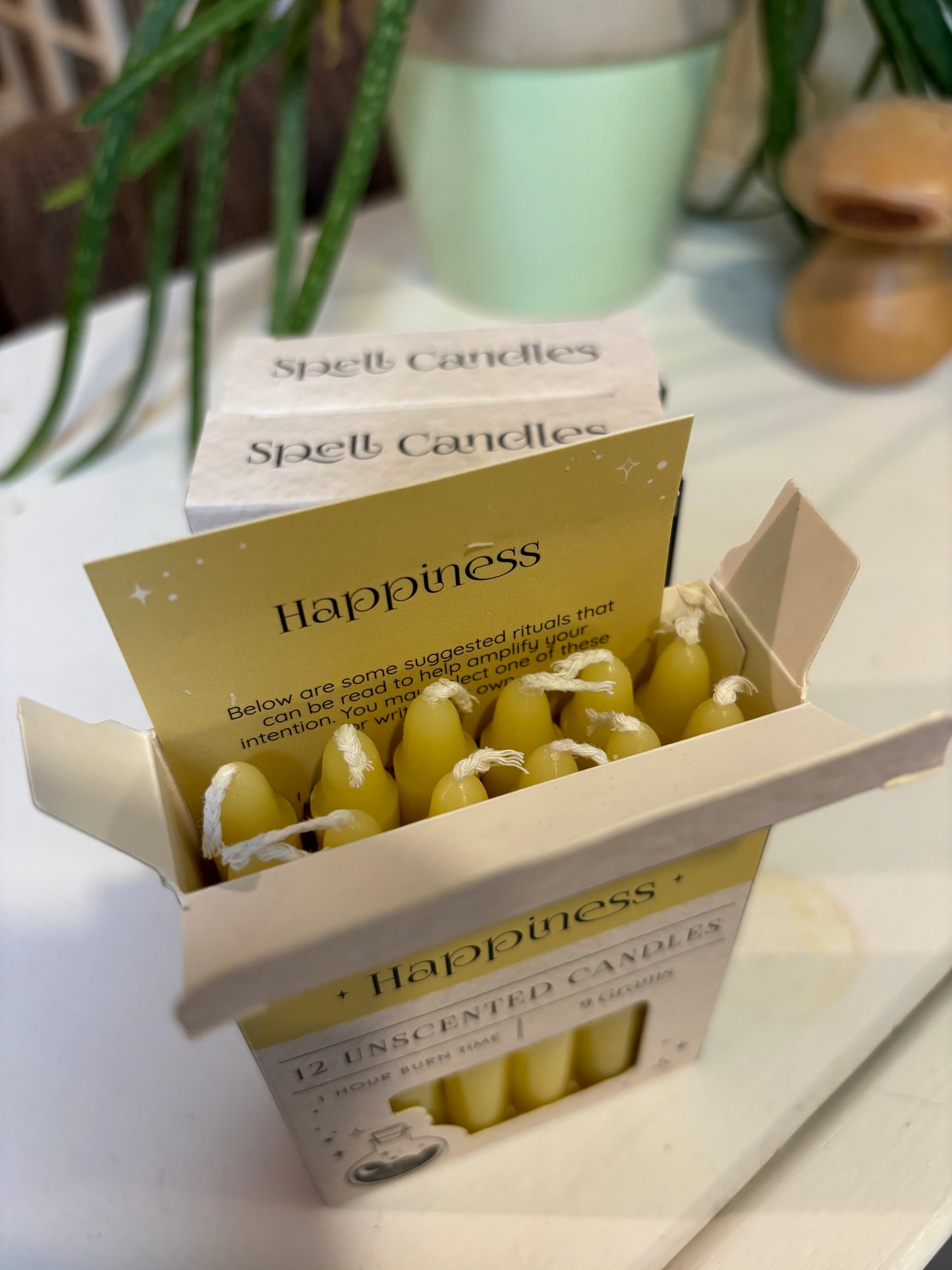 Yellow Spell Candles 12pk