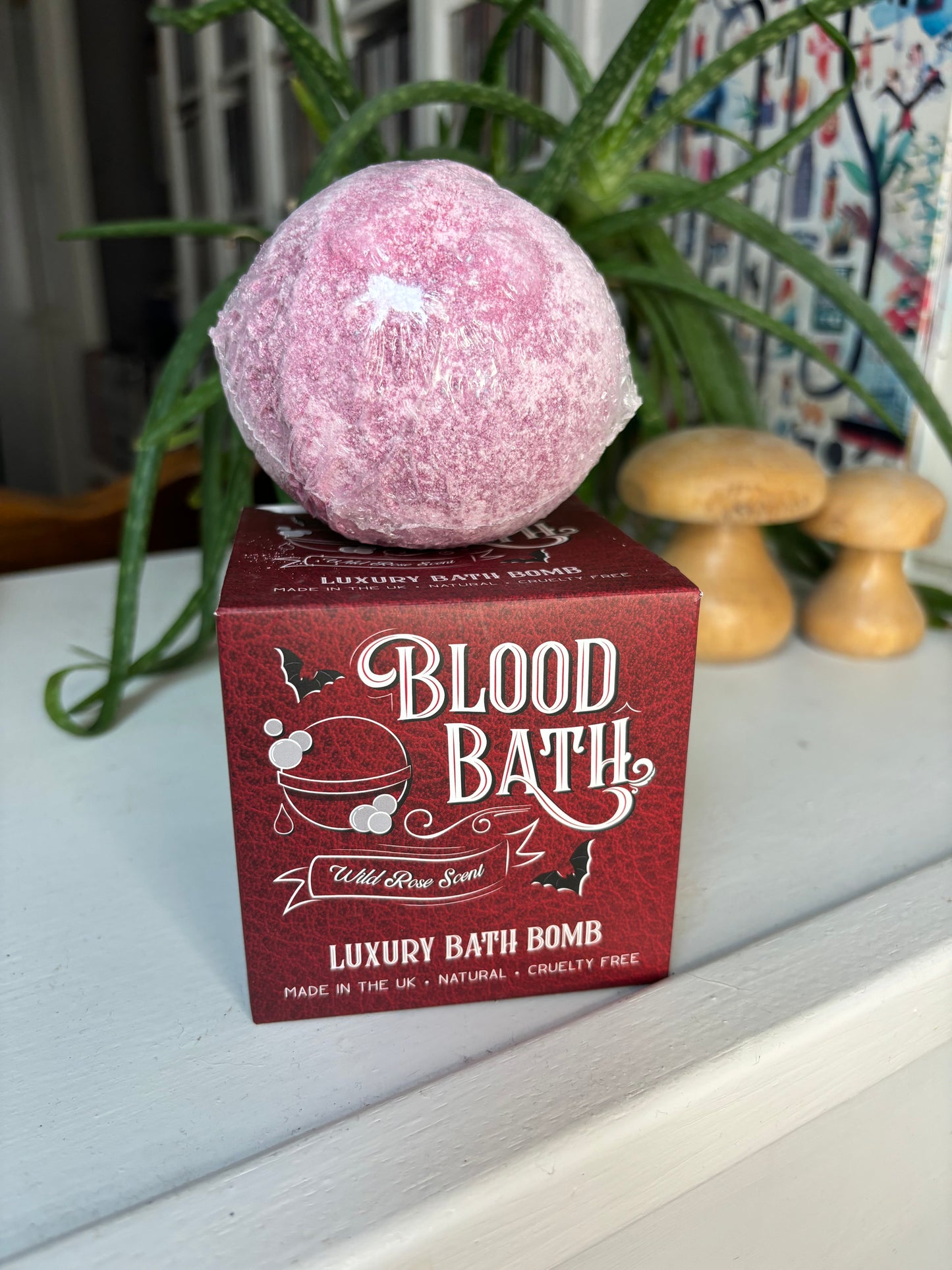 Blood Bath Bomb - Wild Rose Scent