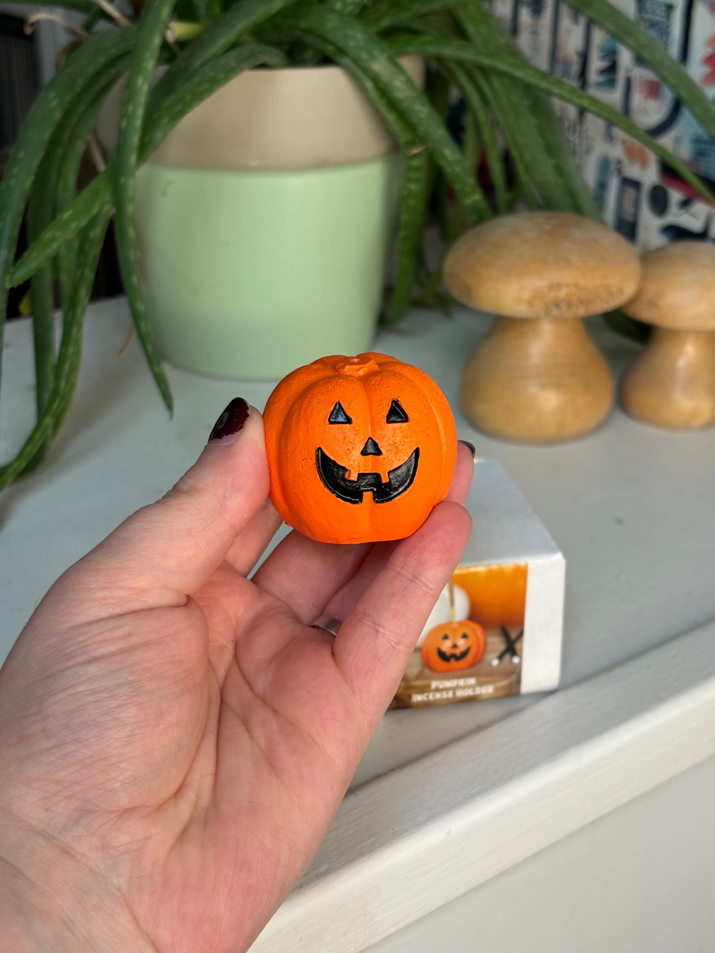 Pumpkin Incense Stick Holder