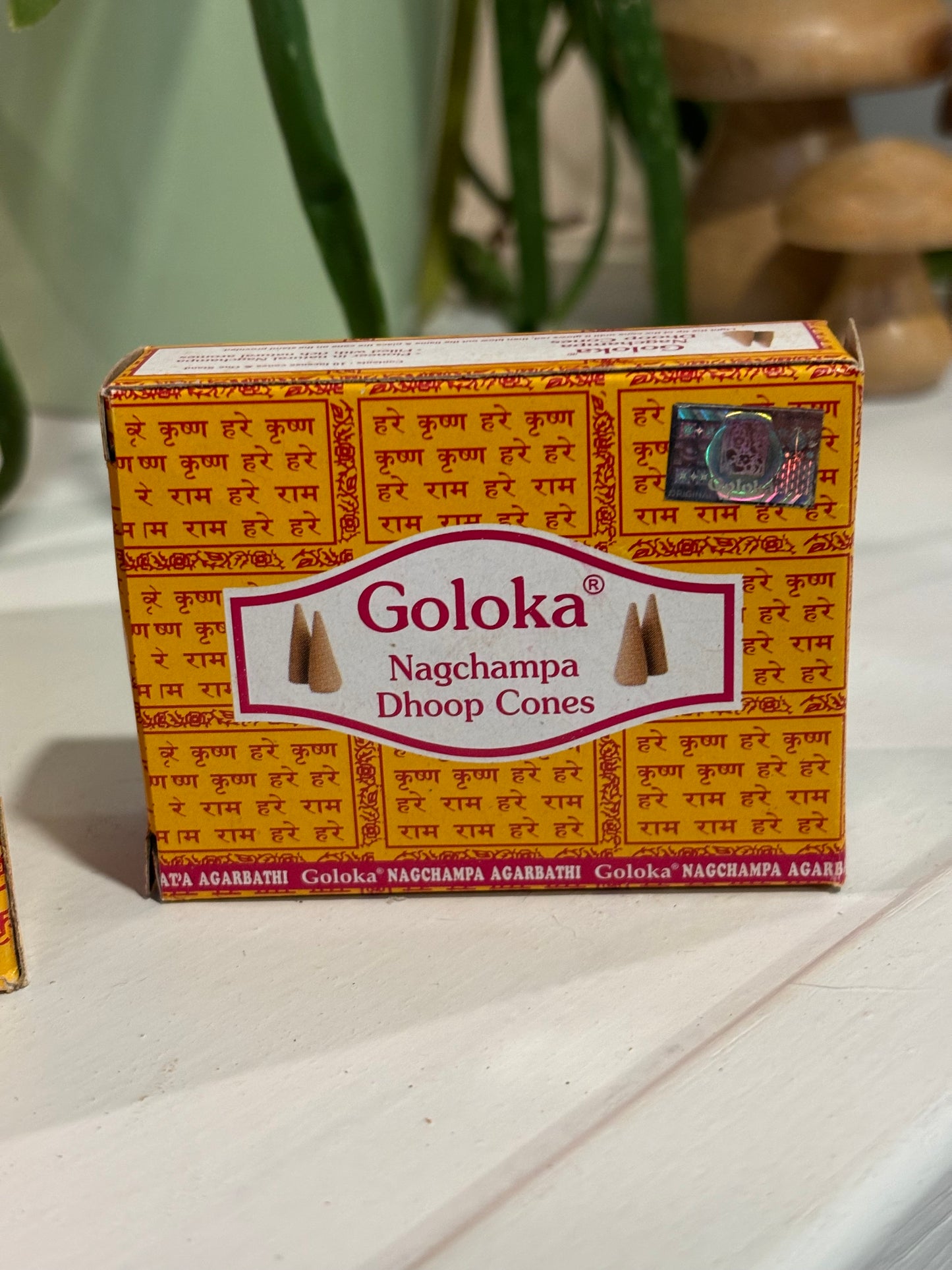 Goloka Nagchampa Dhoop Cones 10pk