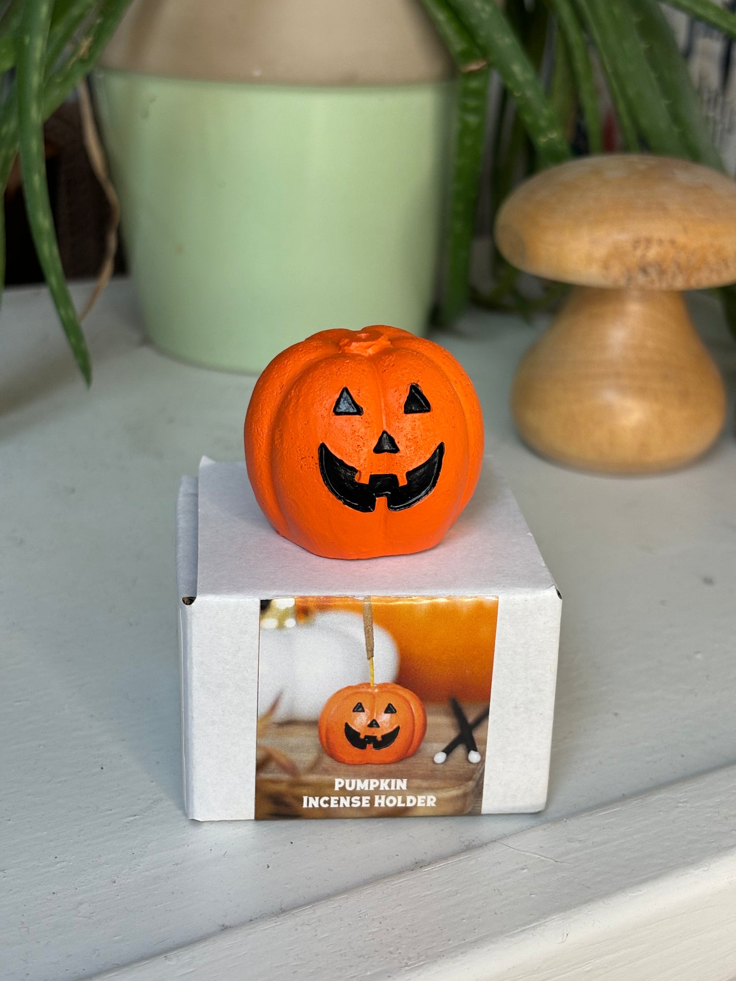 Pumpkin Incense Stick Holder