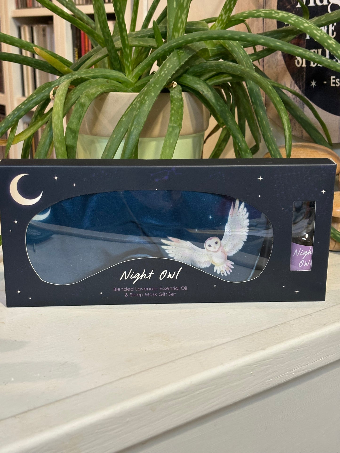 Night Owl Sleep Mask and Essential Oil Set