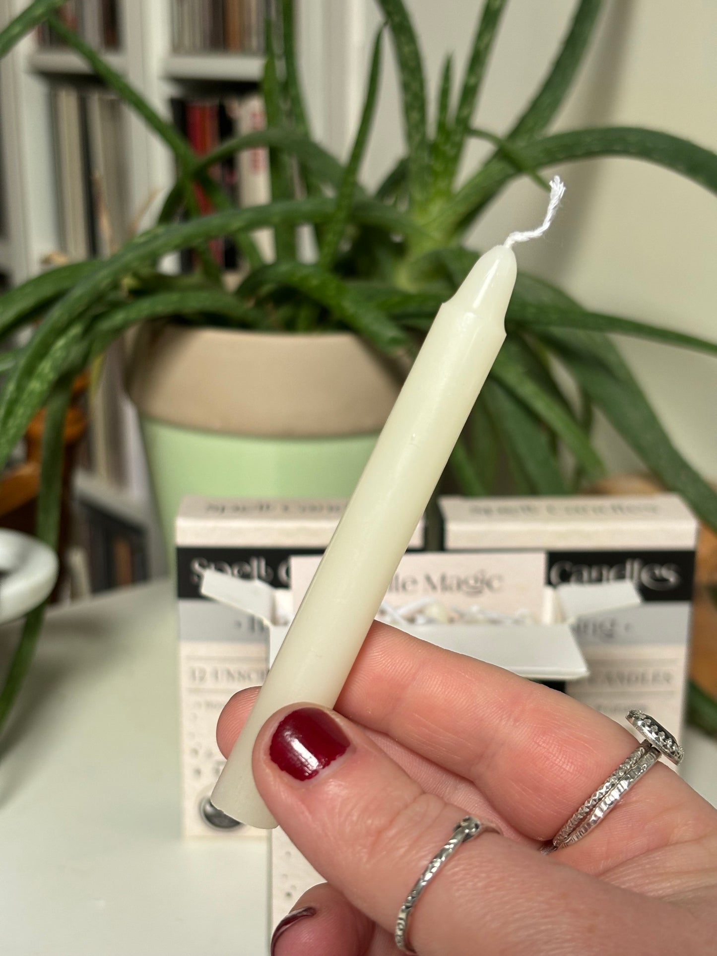 White Spell Candles 12pk