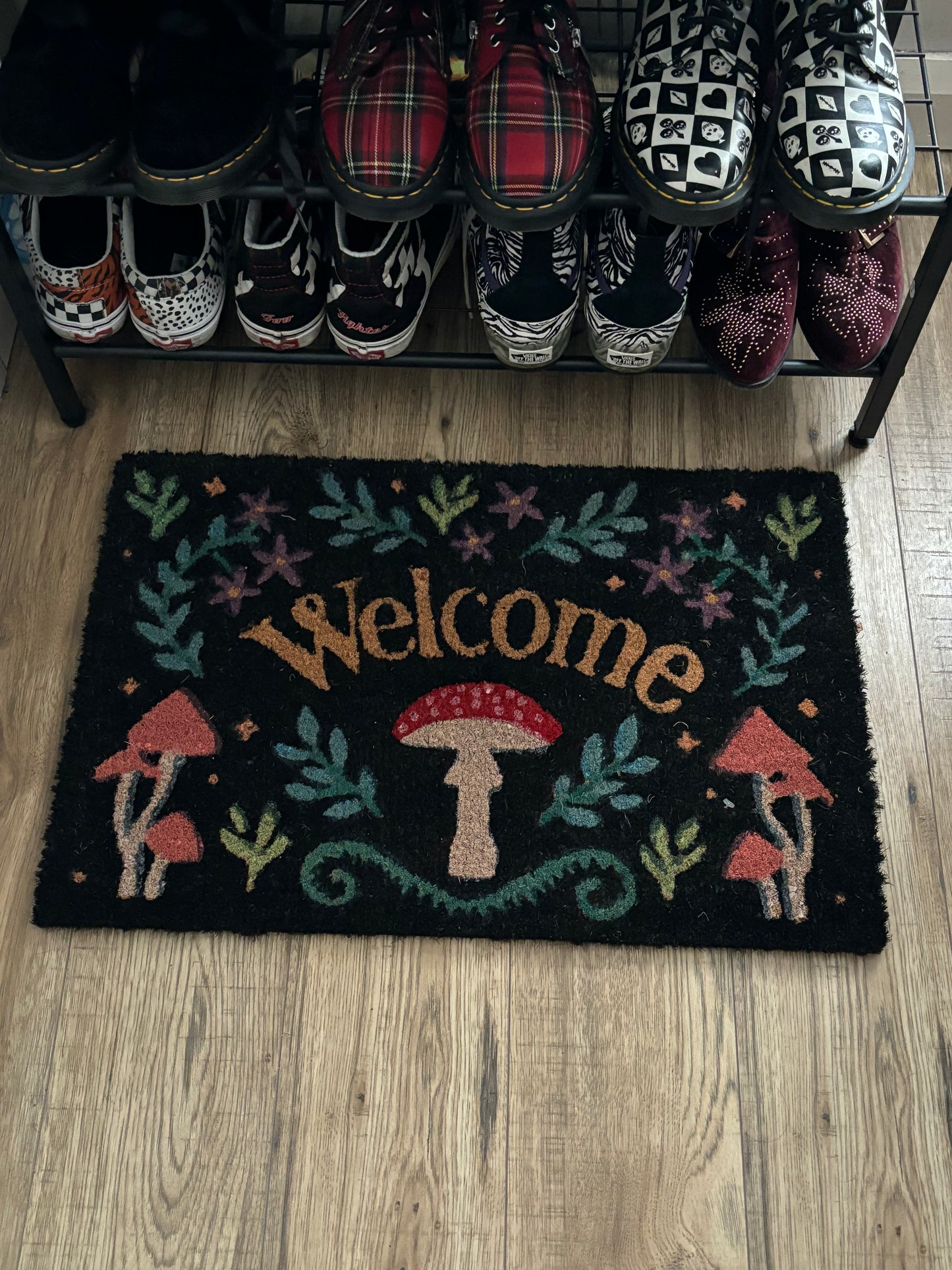 Dark Forest Welcome Coir Doormat