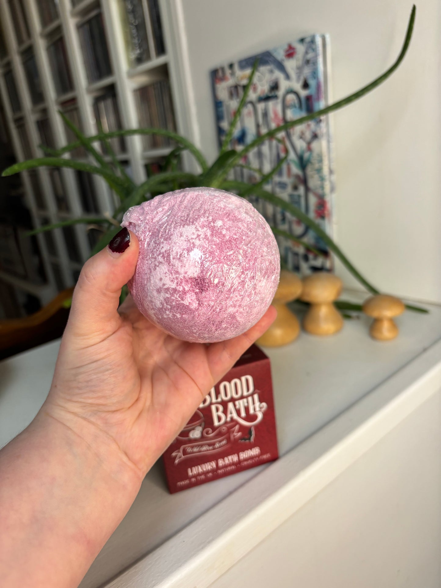 Blood Bath Bomb - Wild Rose Scent