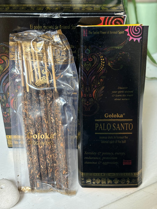 Goloka Palo Santo Smudge Incense - 8 sticks