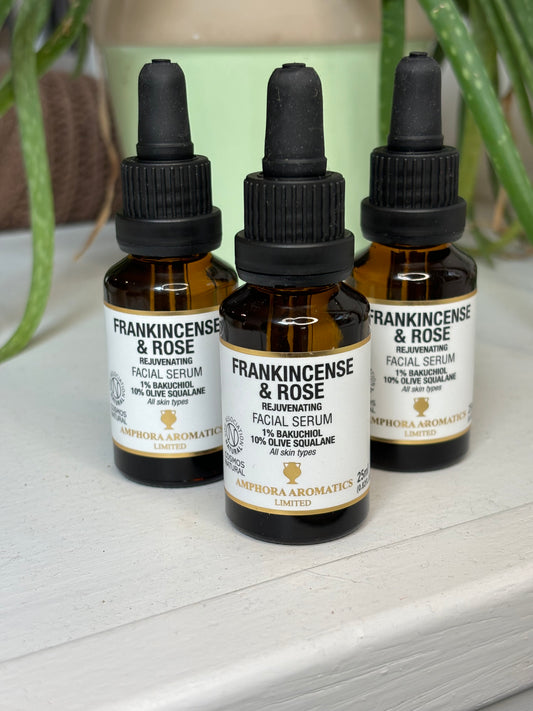 Frankincense & Rose Bakuchiol Face Serum COSMOS Natural 25ml