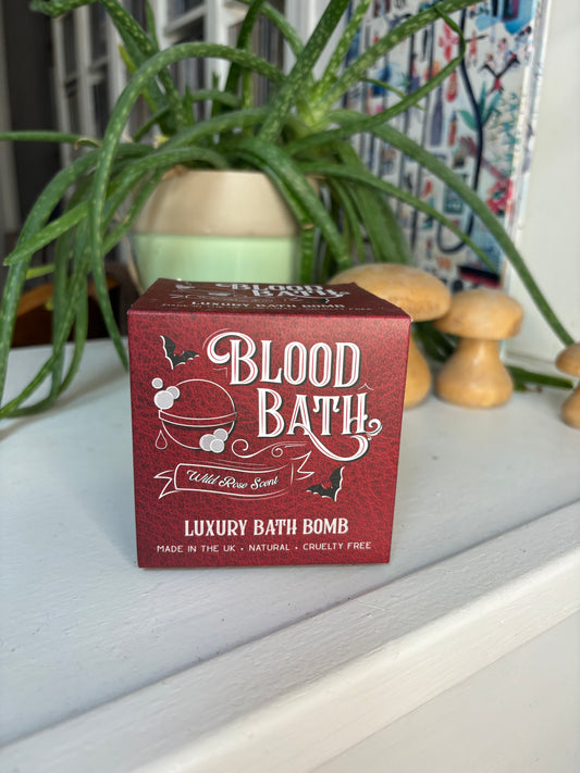 Blood Bath Bomb - Wild Rose Scent