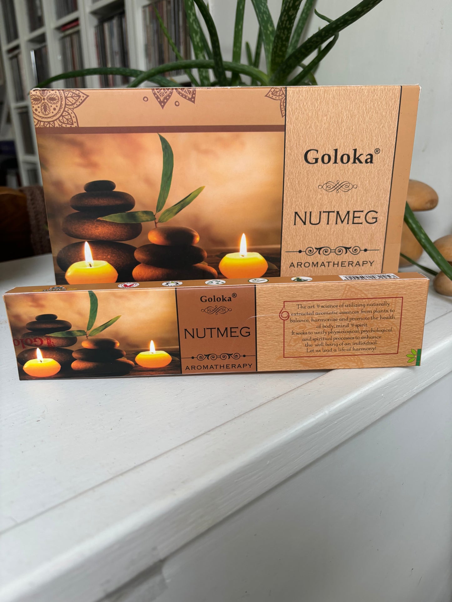 Goloka Nutmeg Aromatherapy Incense Sticks 15g