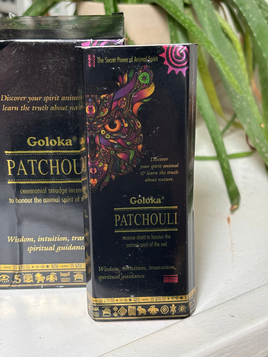 Goloka Patchouli Smudge Incense - 8 sticks