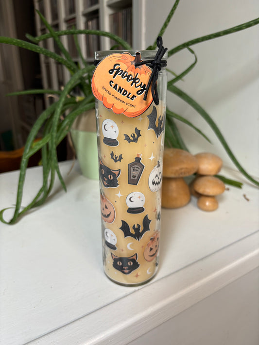 Spiced Pumpkin Scented Tube Candle