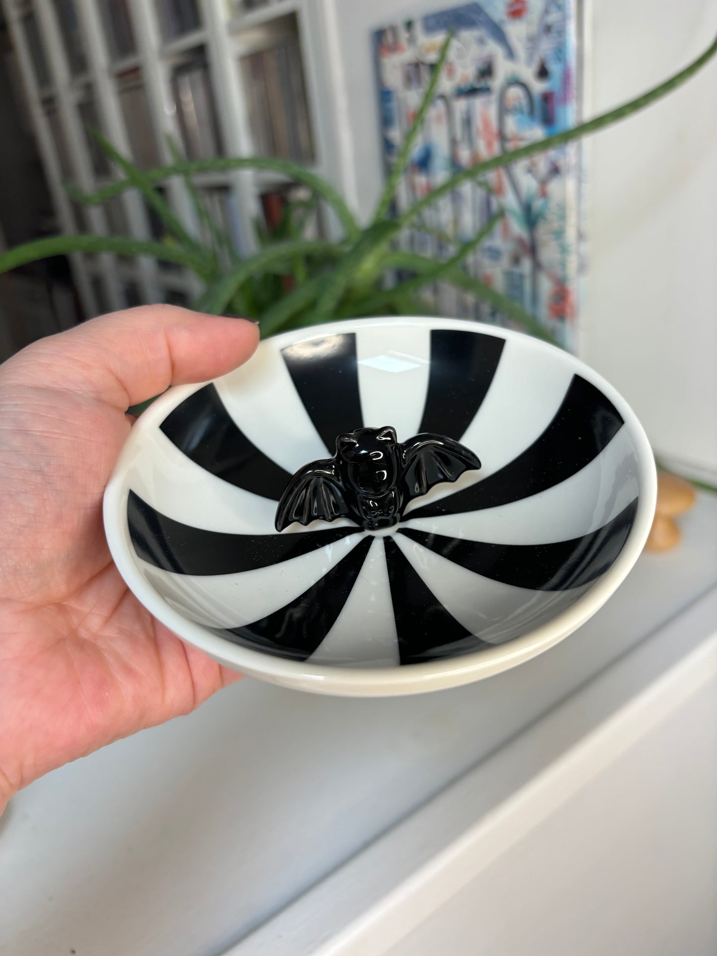 Striped Bat Trinket Dish