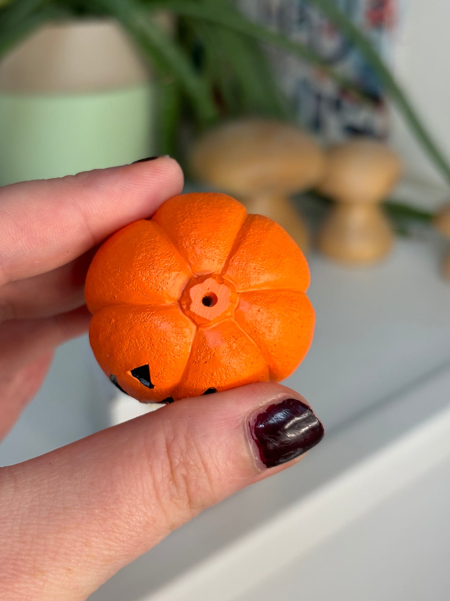 Pumpkin Incense Stick Holder