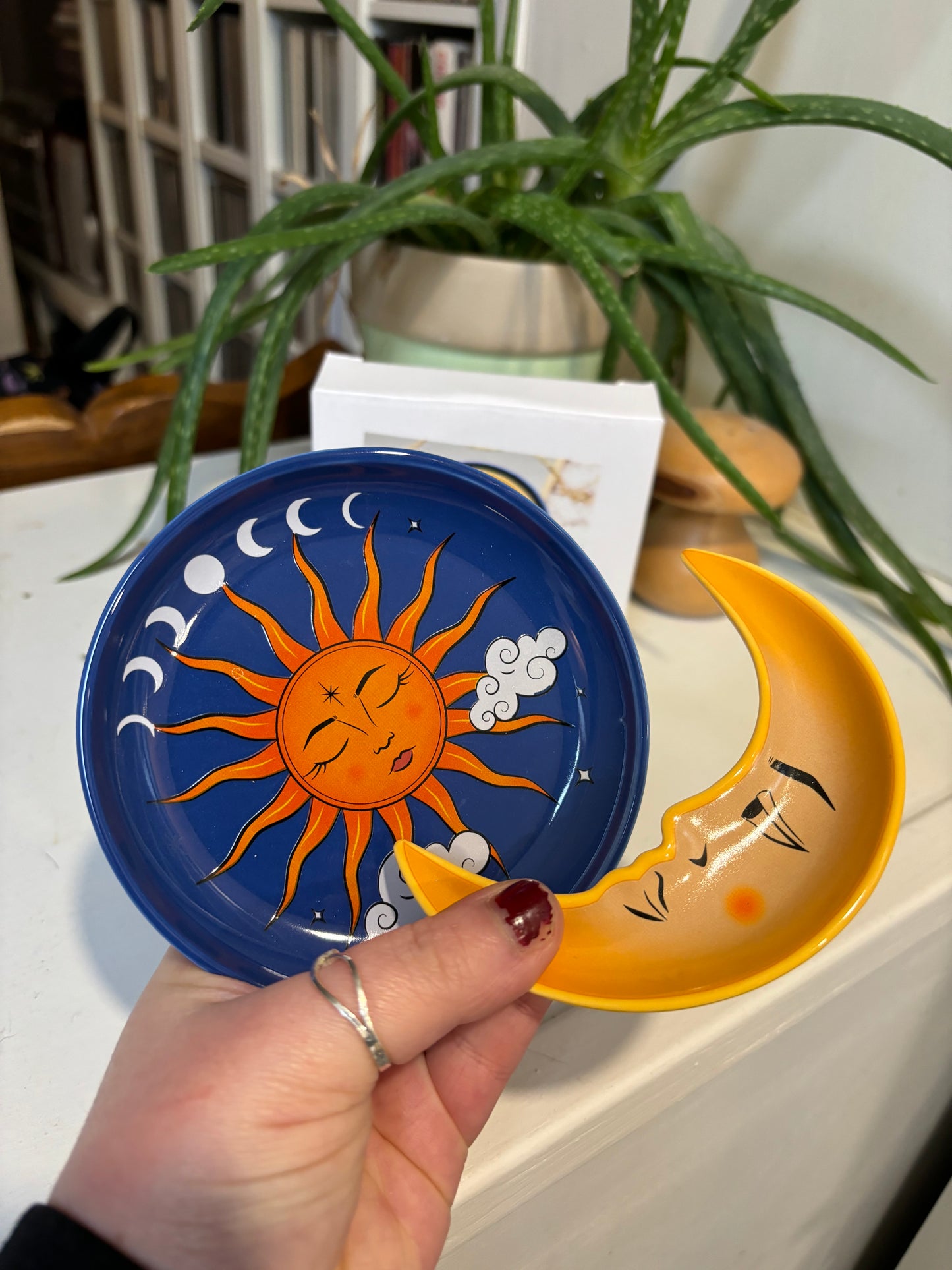 Stacking Trinket Dishes - Sun & Moon