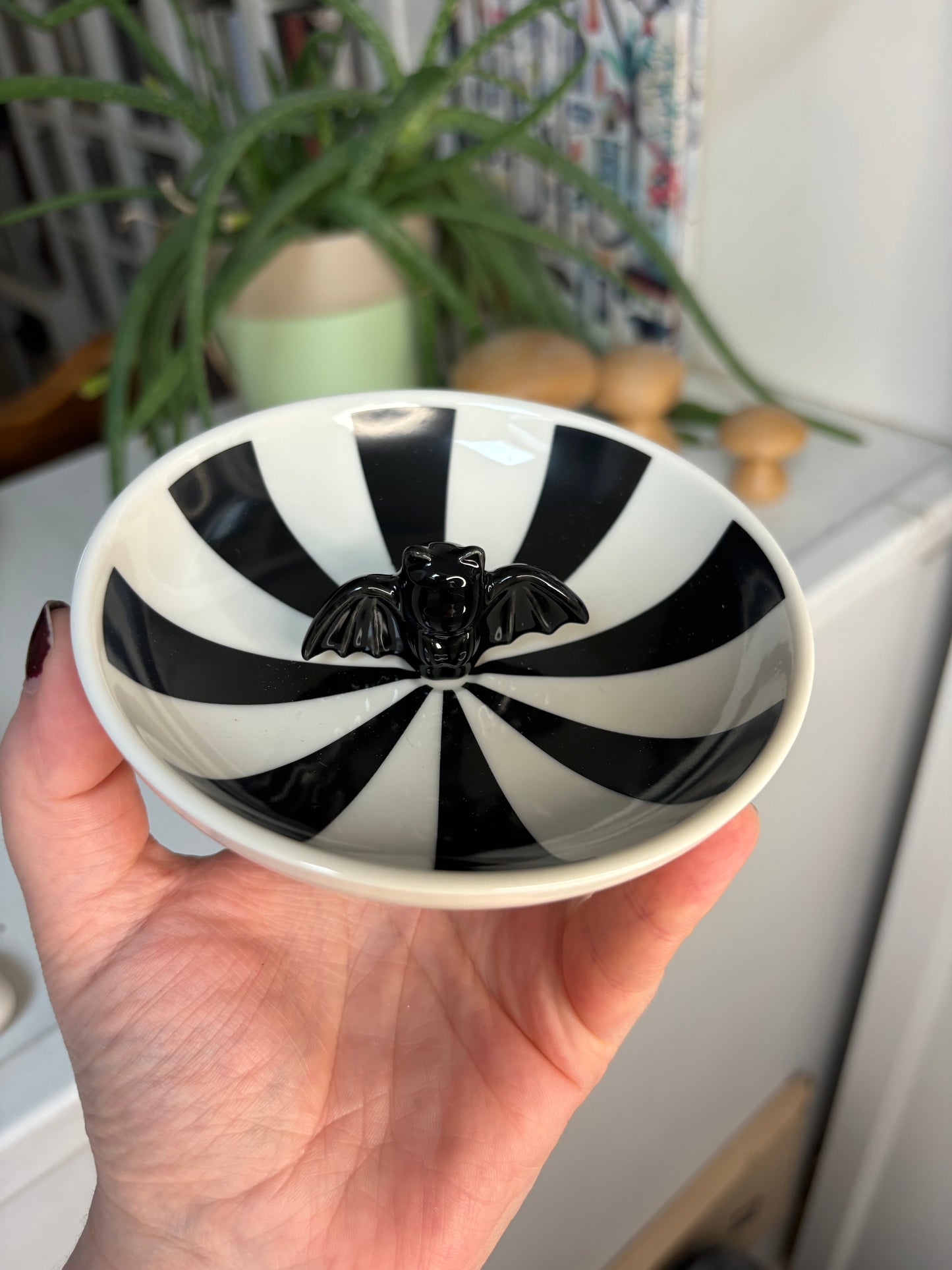 Striped Bat Trinket Dish