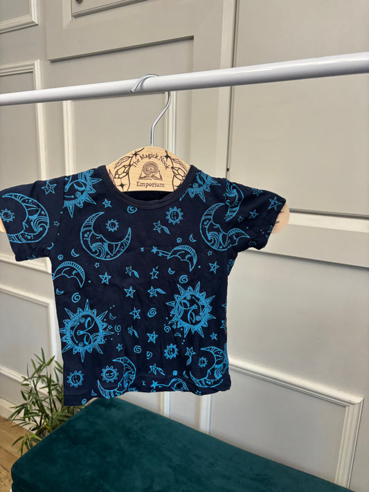 Kids Blue Celestial T Shirt