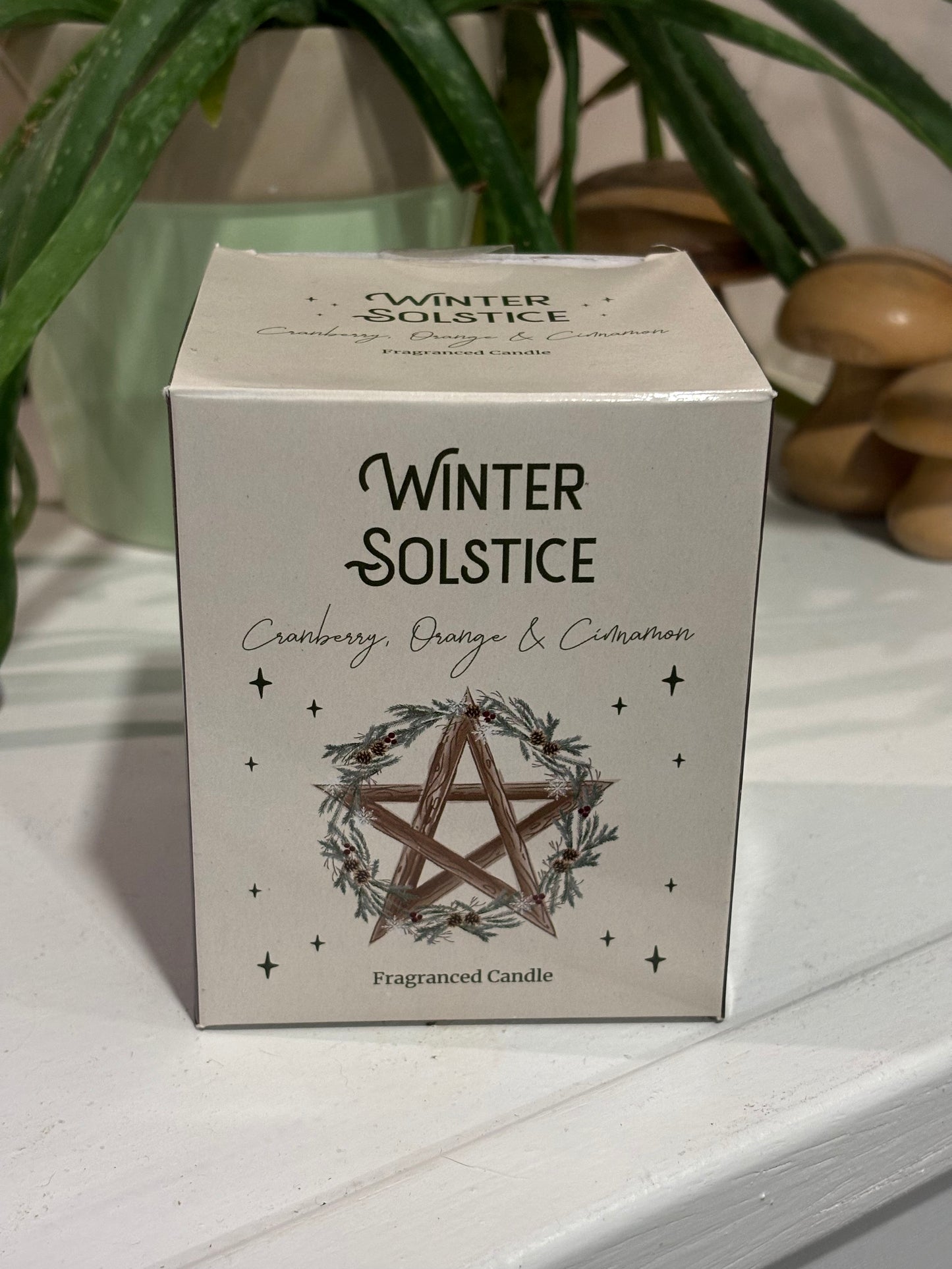 Winter Solstice Candle Jar