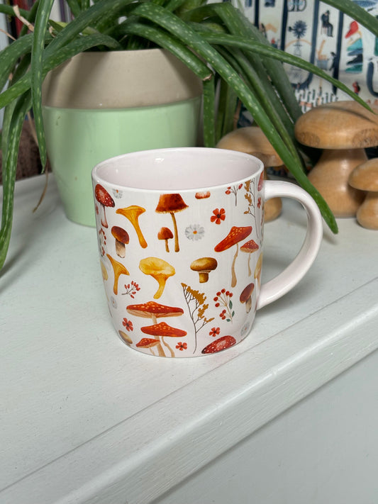 Mushroom Print Mug