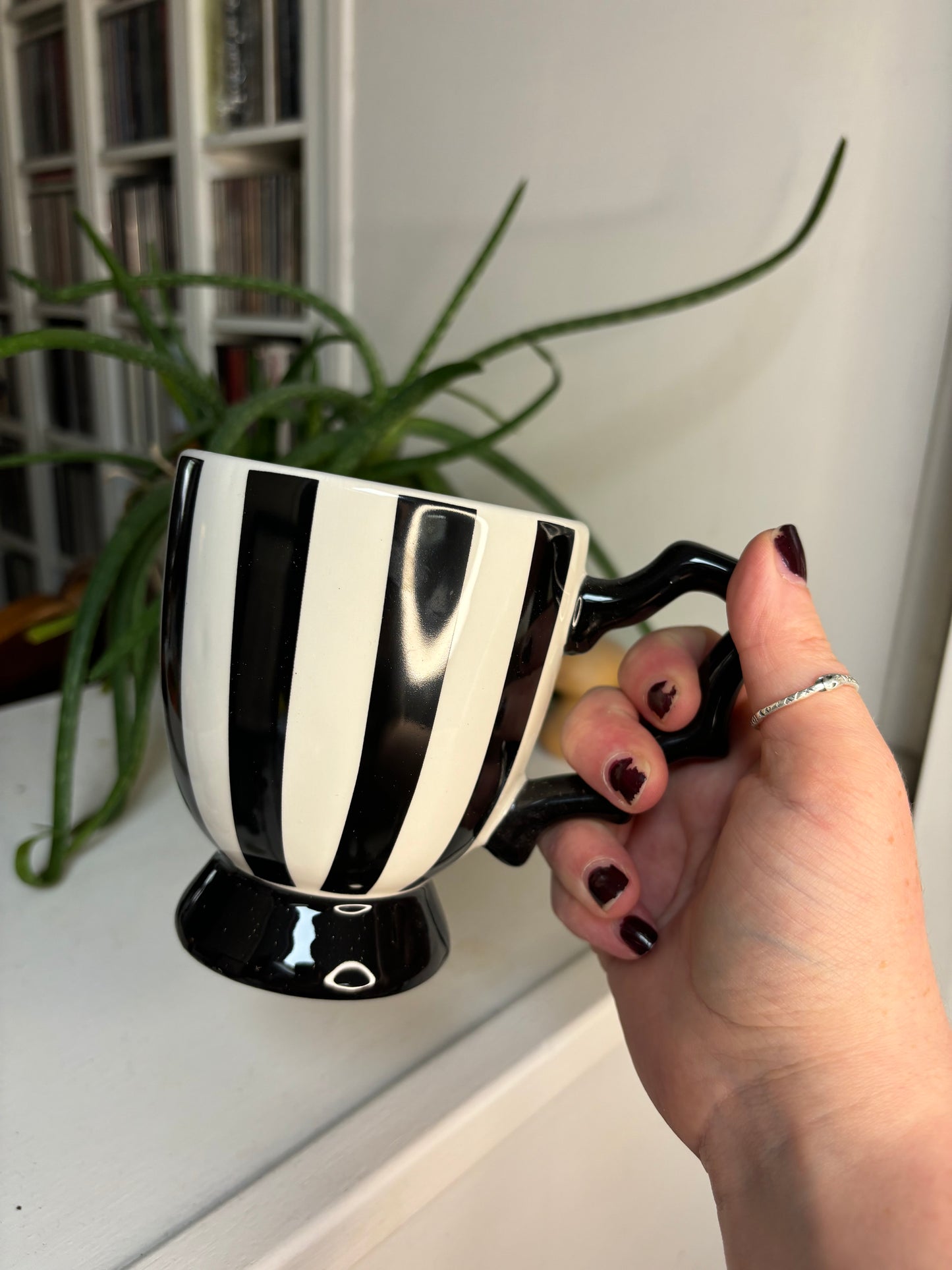 Striped Bat Wing Mug