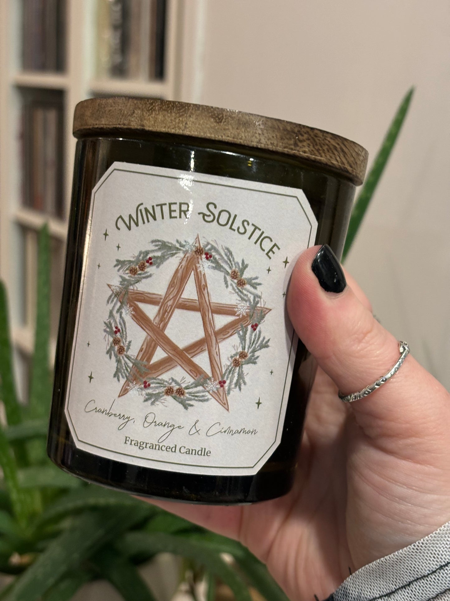 Winter Solstice Candle Jar