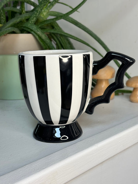 Striped Bat Wing Mug