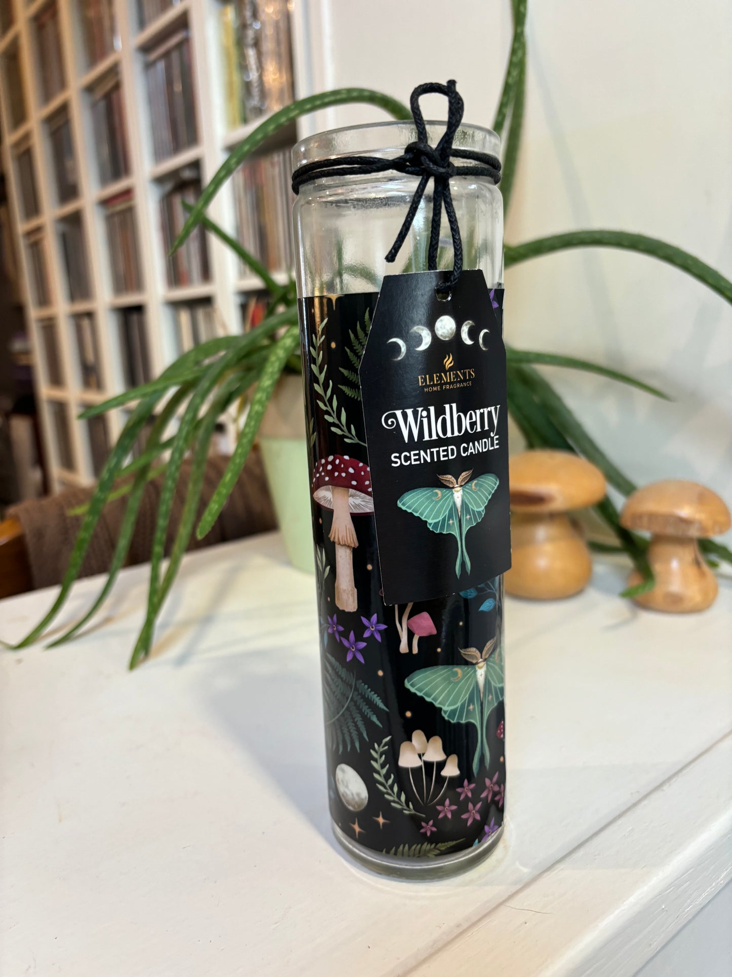 Dark Forest Glass Tube  Candle - Wildberry Scent