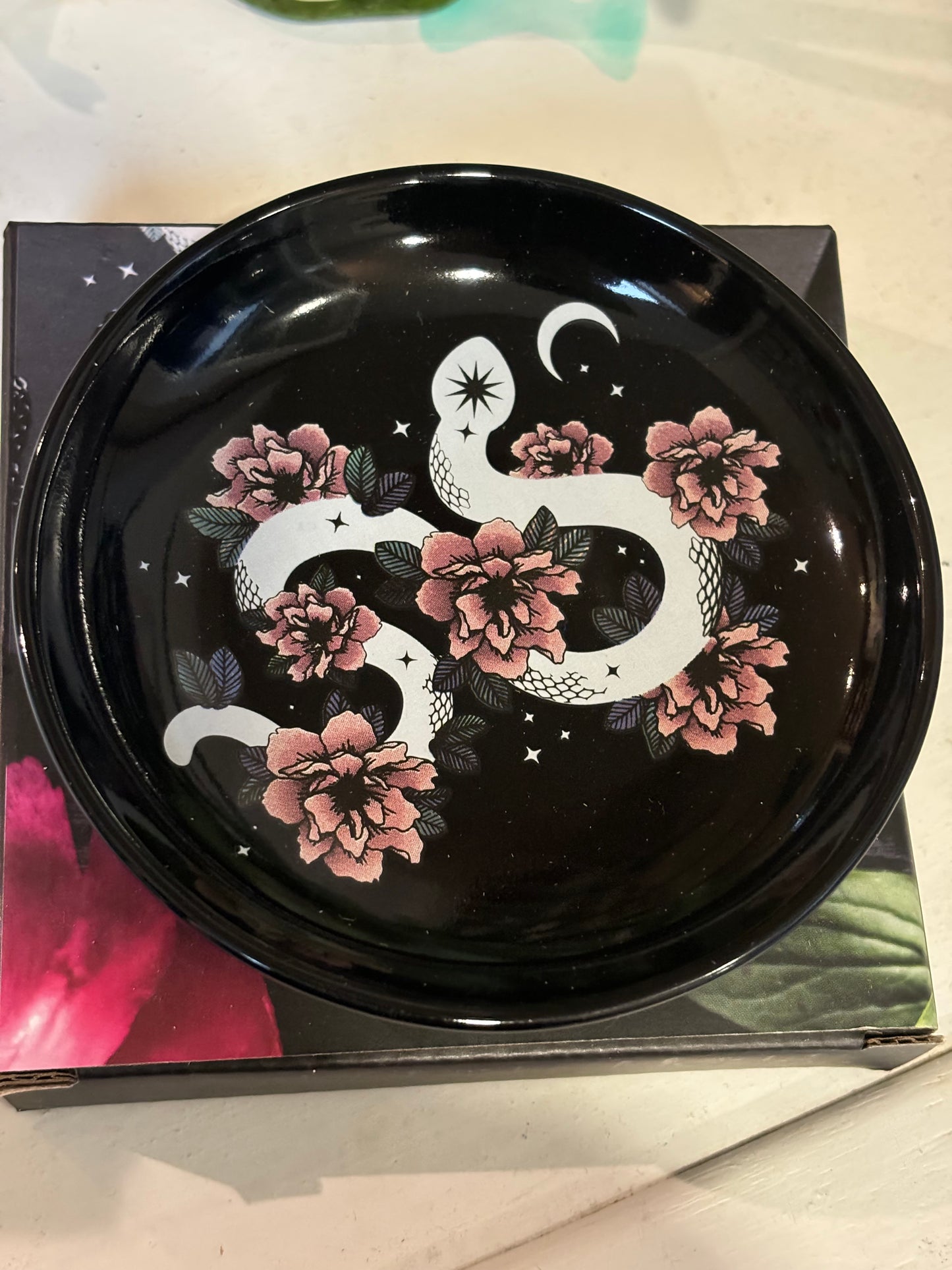 Snake Trinket Dish - Round
