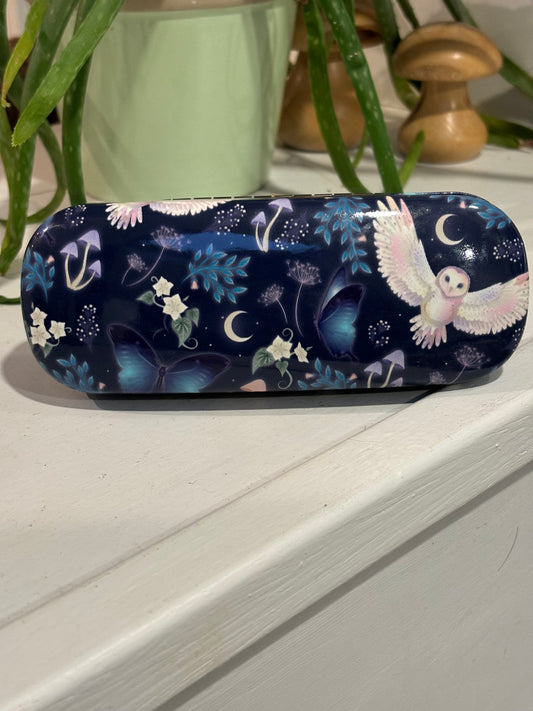 Night Flight Owl Glasses Case