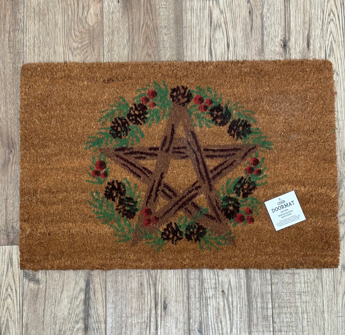 Winter Solstice Coir Doormat