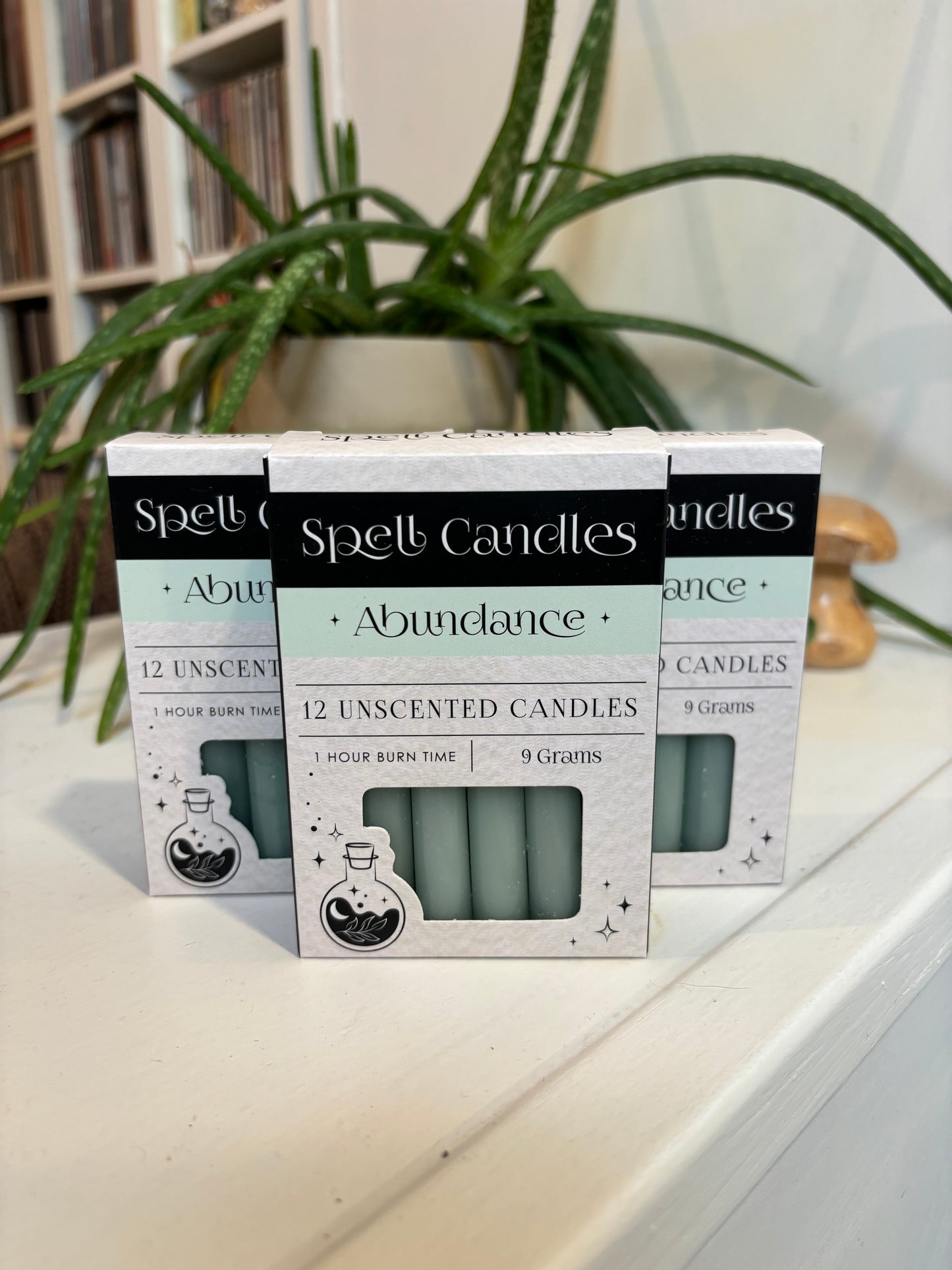 Green Spell Candles 12pk