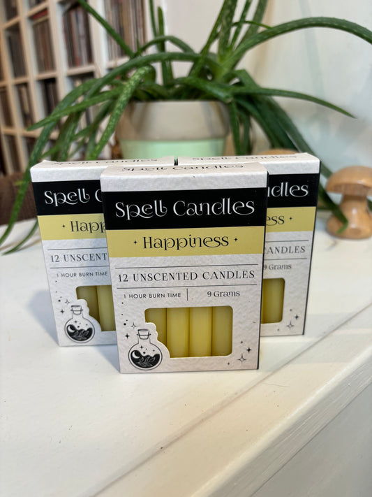 Yellow Spell Candles 12pk