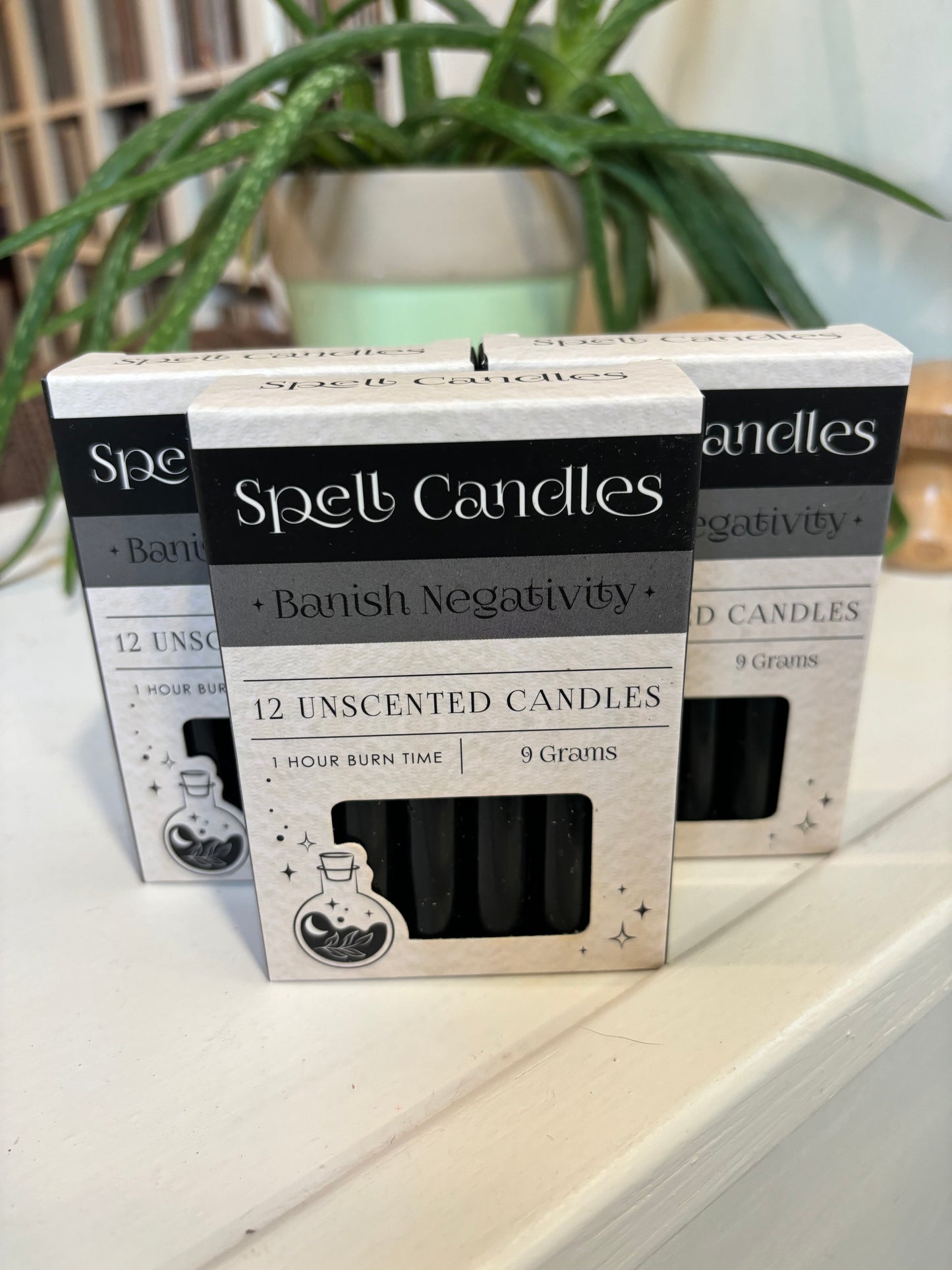 Black Spell Candles 12pk