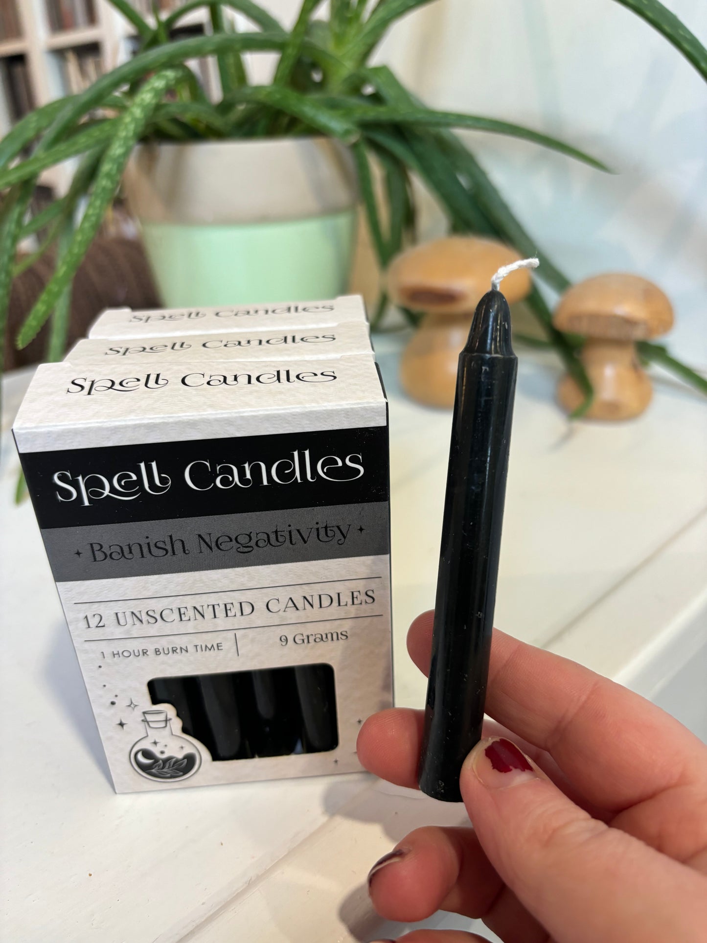 Black Spell Candles 12pk