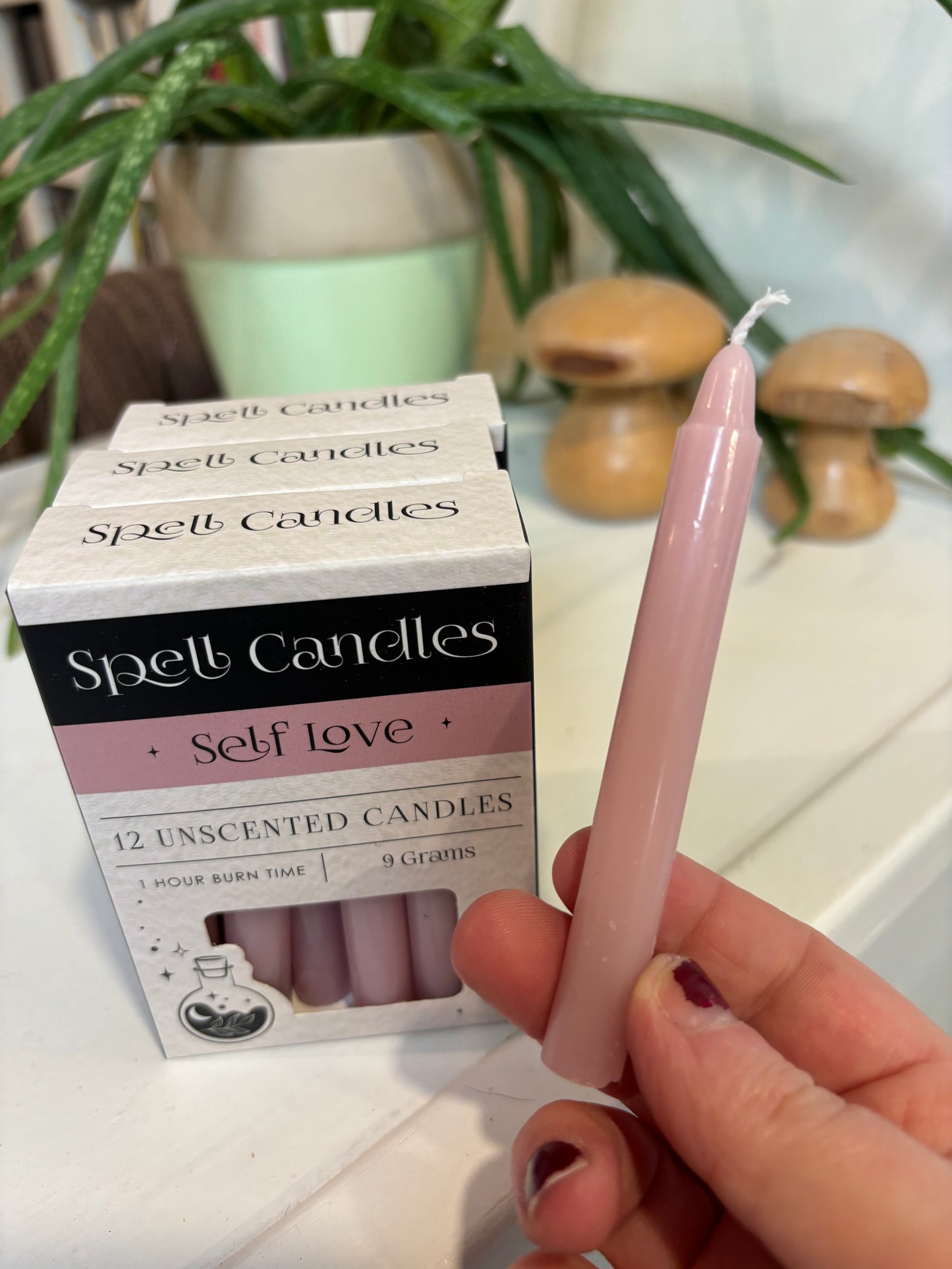 Pink Spell Candles 12pk