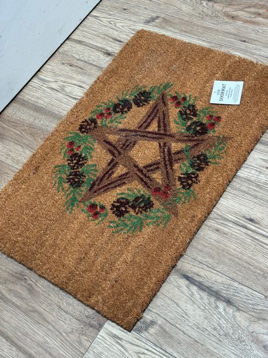 Winter Solstice Coir Doormat