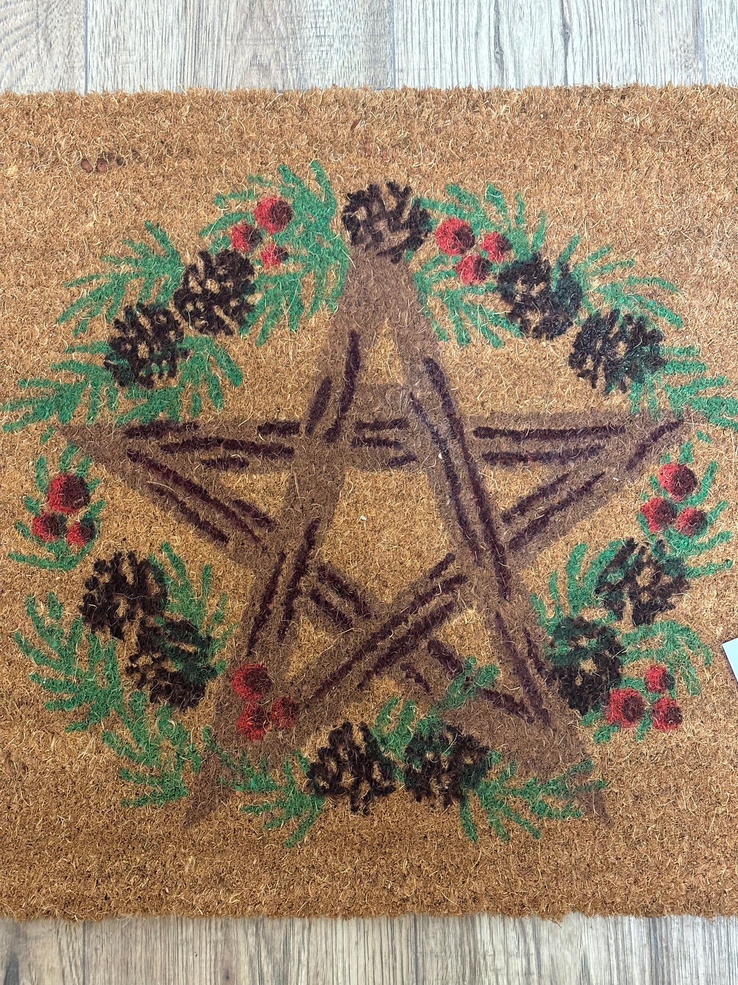 Winter Solstice Coir Doormat