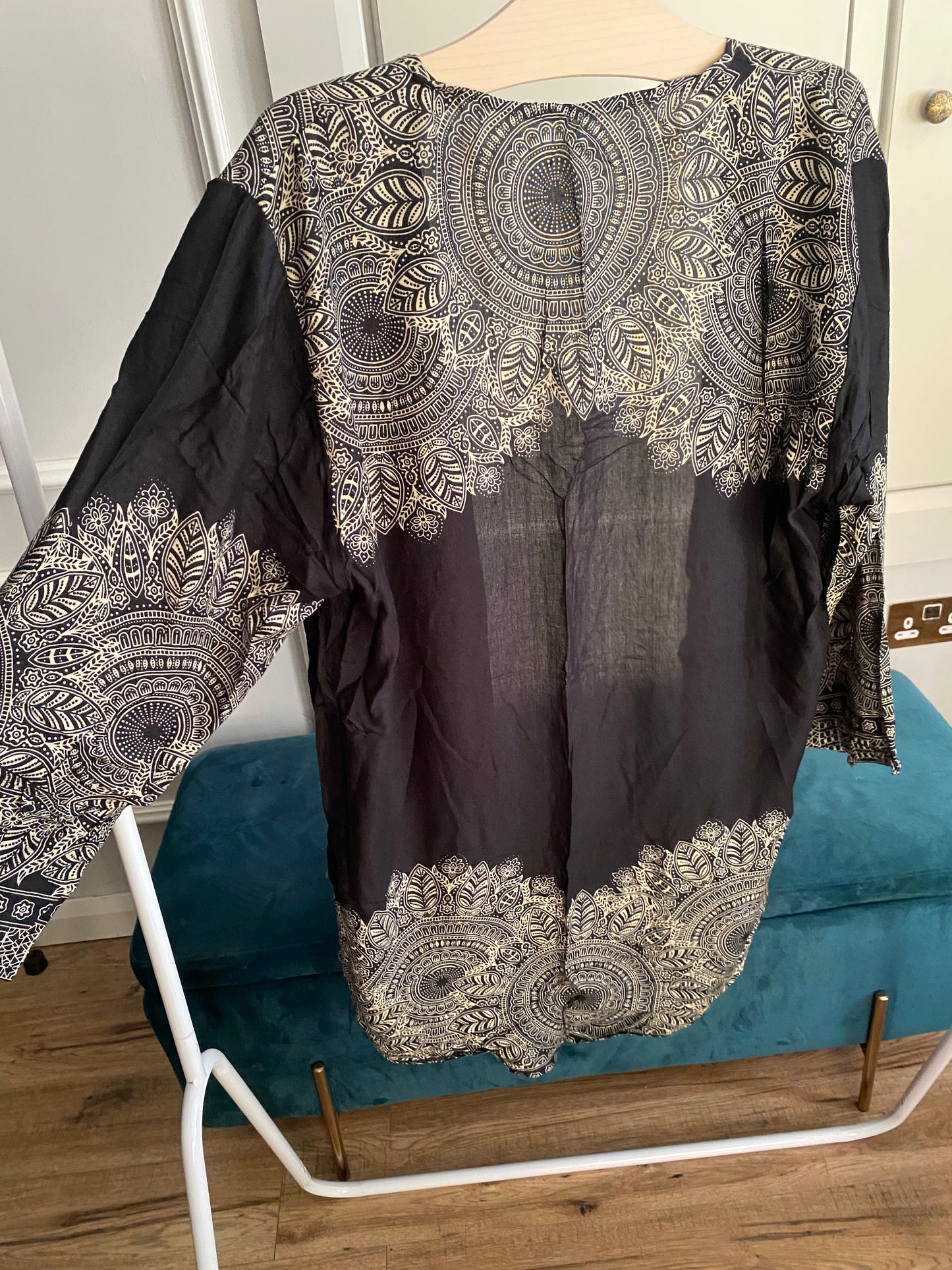 Mandala Print Open Front Kimono -Various Colours