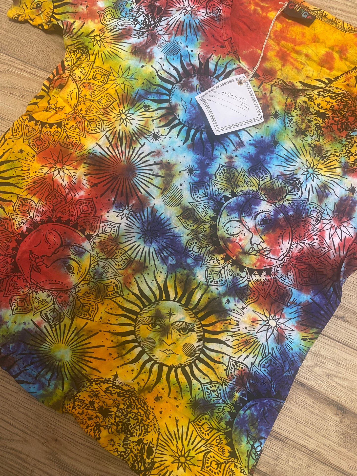 Celestial Tie Dye Cotton Tee