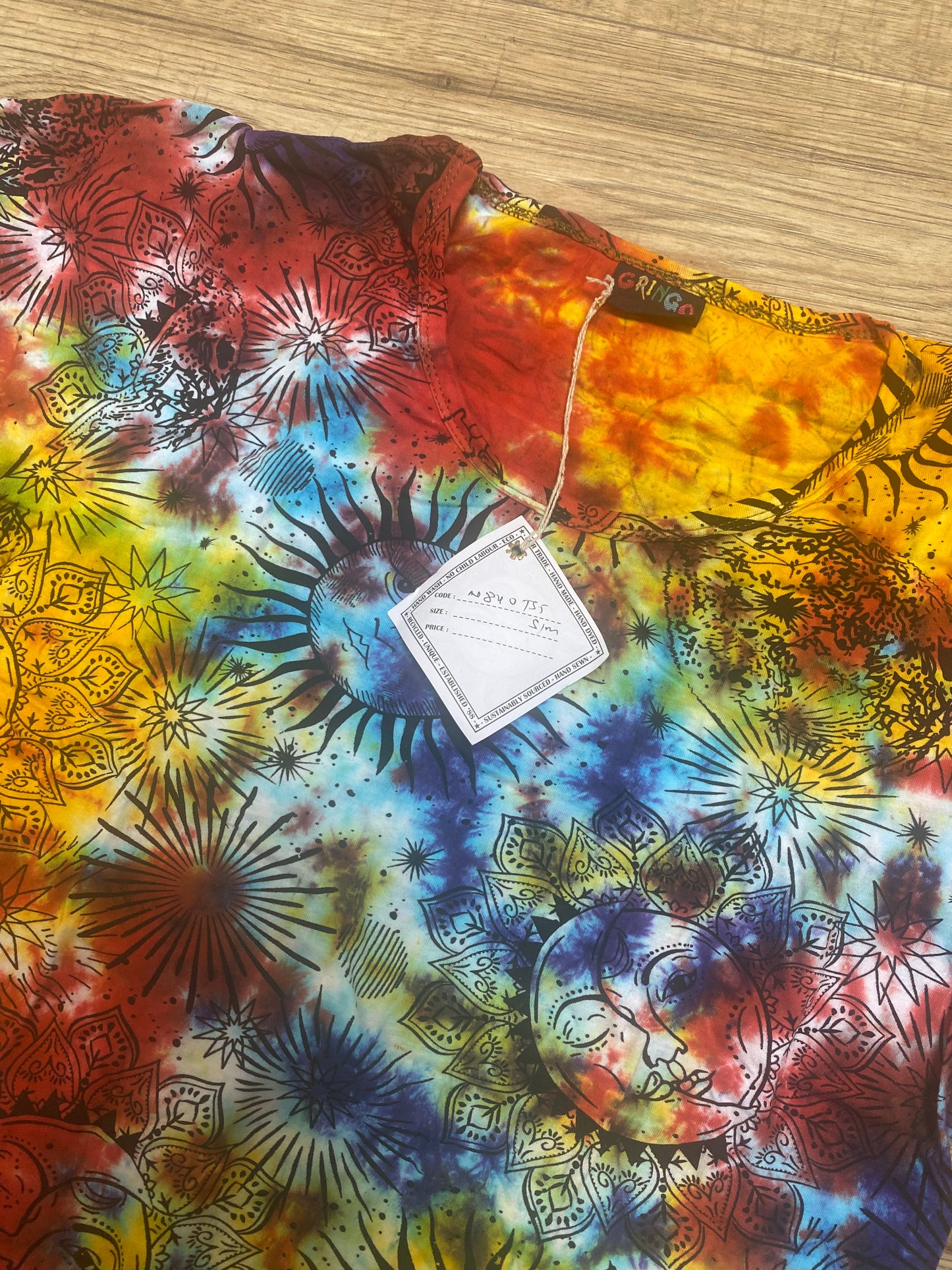 Celestial Tie Dye Cotton Tee