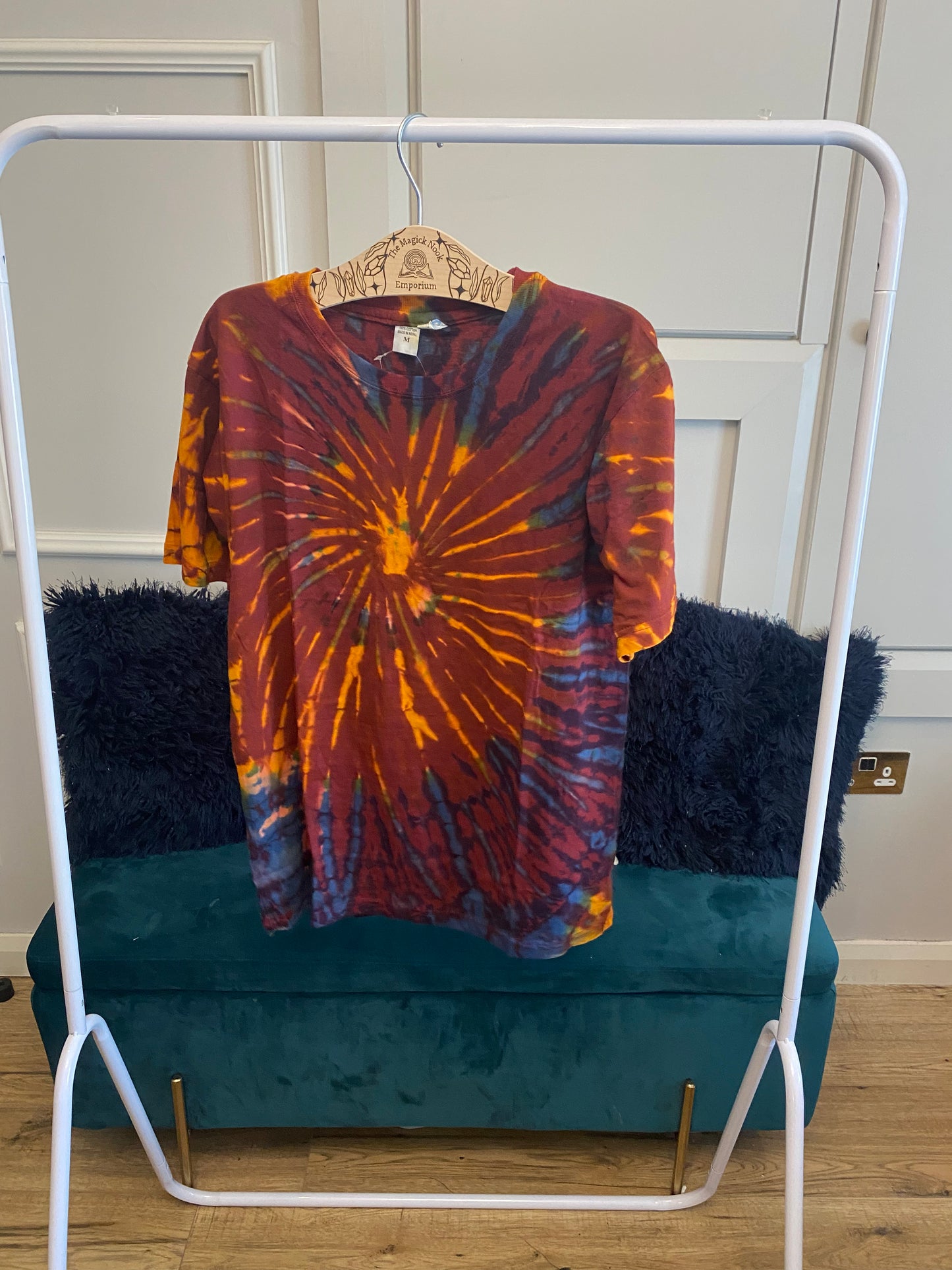 Tie Dye T Shirt - Maroon