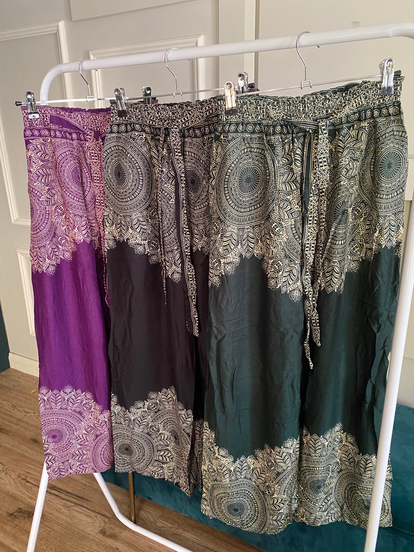 Mandala Print High Rise Trousers -Various Colours