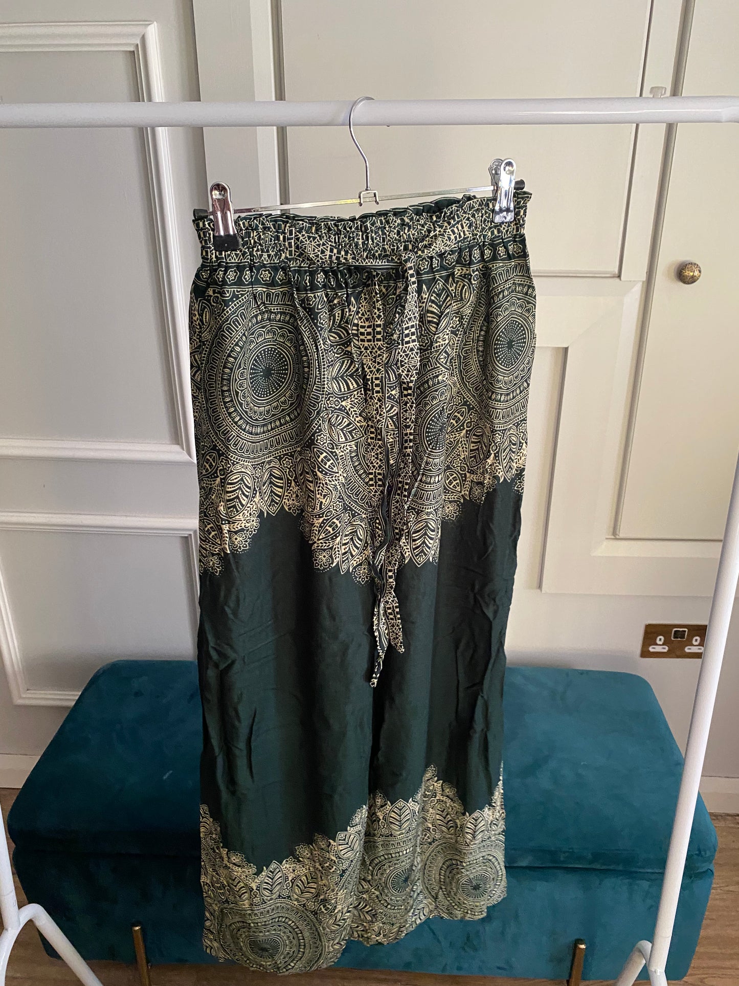 Mandala Print High Rise Trousers -Various Colours