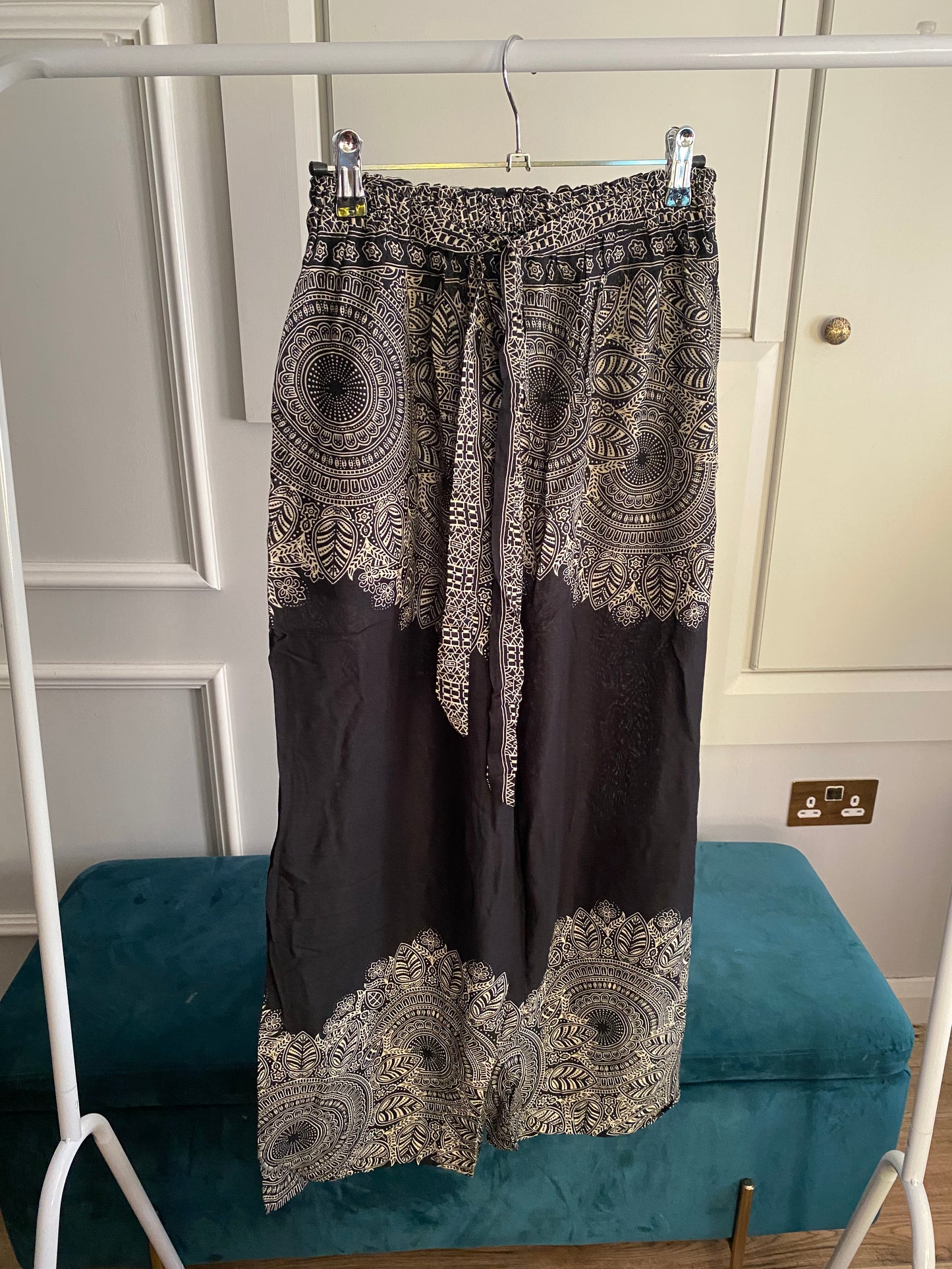 Mandala Print High Rise Trousers -Various Colours