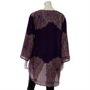 Mandala Print Open Front Kimono -Various Colours