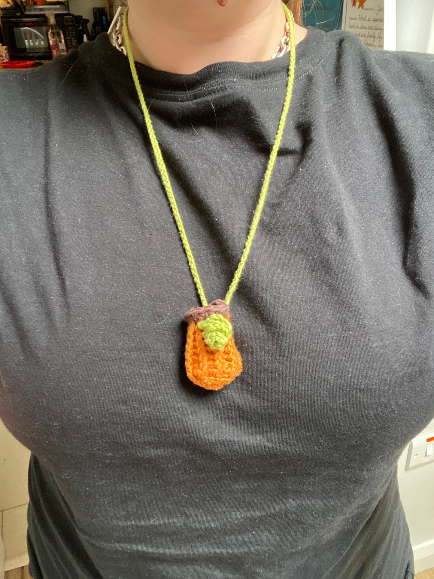 Pumpkin Necklace Pouch
