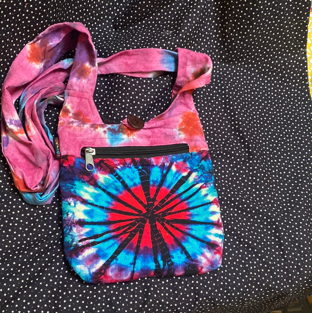 Small Tie Dye Crossbody Bag