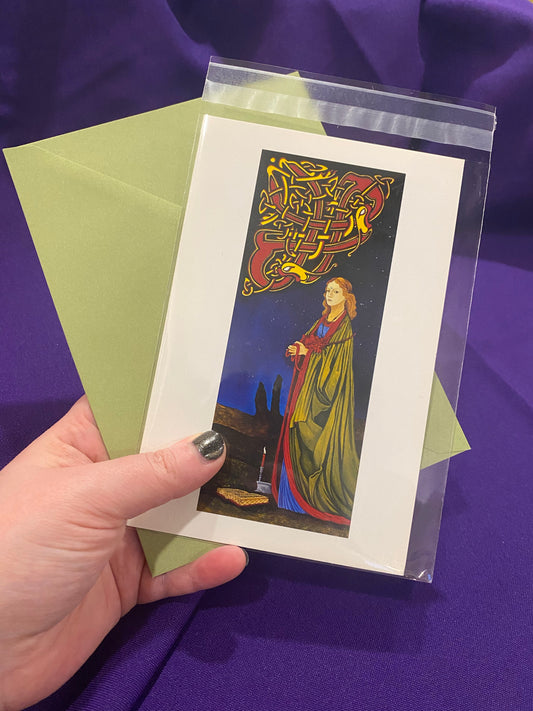 Art Card The Green Priestess by Stuart Littlejohn