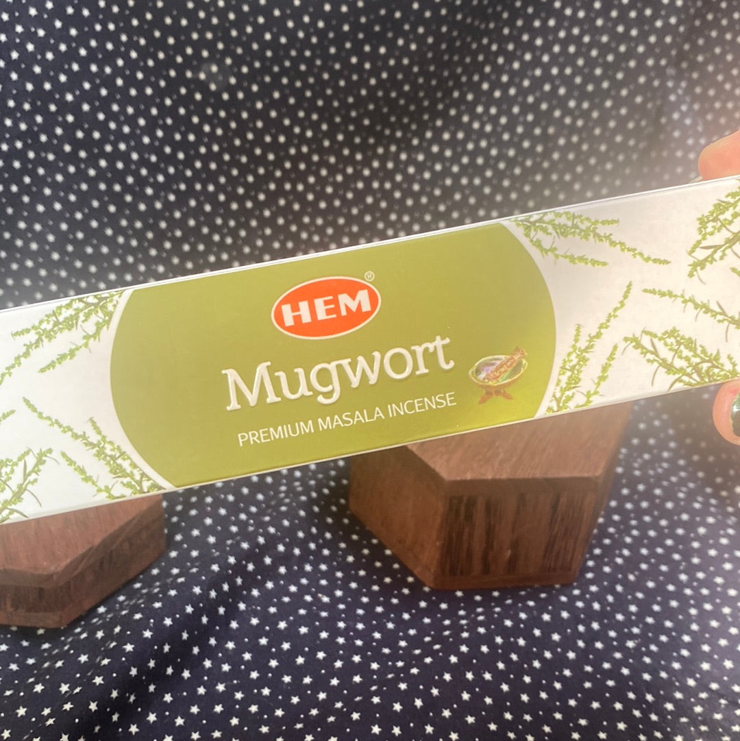 Hem Mugwort Premium Masala Incense 15g